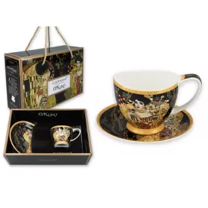 Filiżanka Carmani Vanessa 100ml espresso ze spodkiem - G. Klimt, Adela